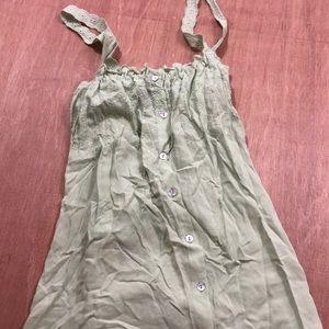 Forever 21+ Floral Green Tank